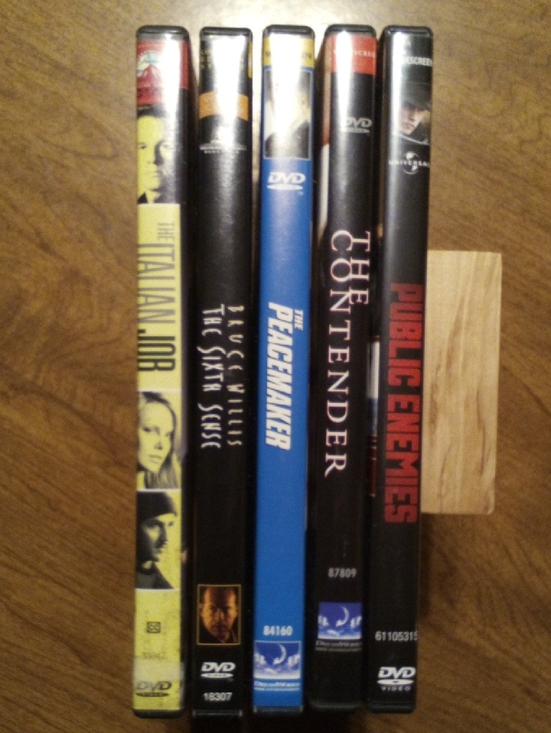 Action/Thriller Lot Of 5 DVDS Other - Action/Thriller Lot Of Five DVDS Public Enemies Sixth Sense Contender Peacemaker